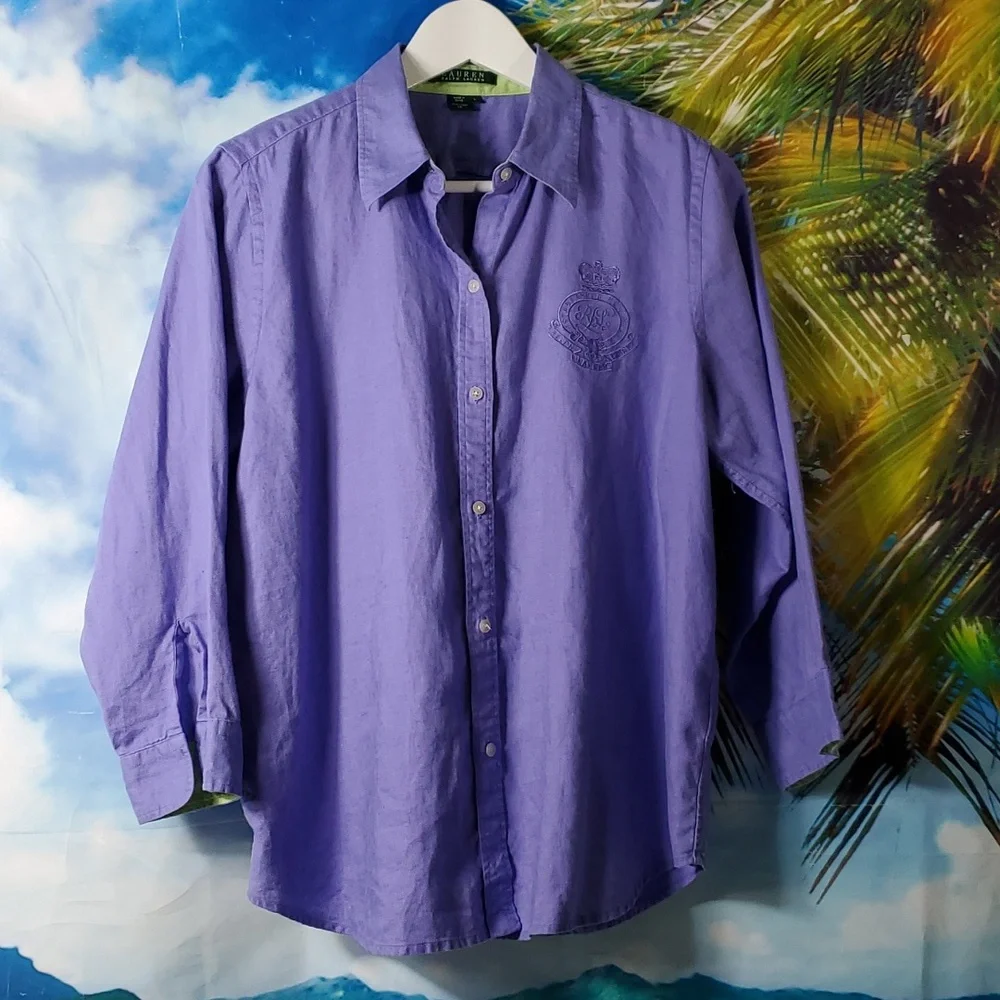 Lauren Ralph Lauren women's shirt size L - Picture 1 of 6